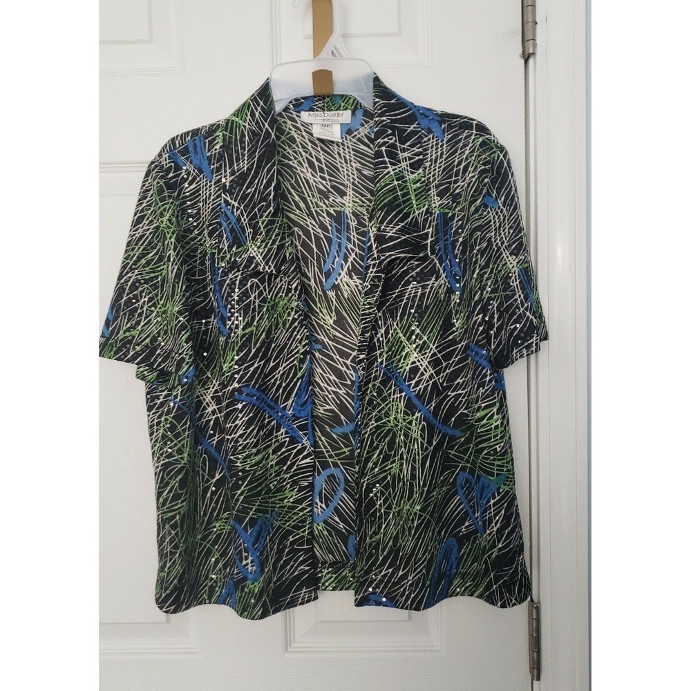 Miss Dorby short sleeve blouses Cardigan‎ Size 12P